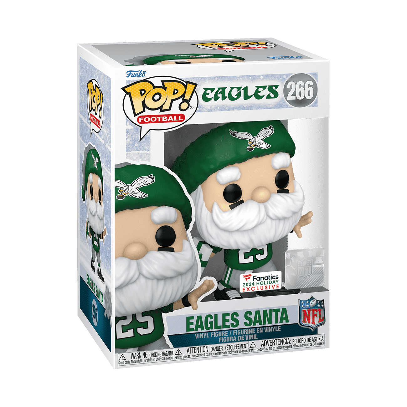 Pop! Eagles Santa (Throwing)