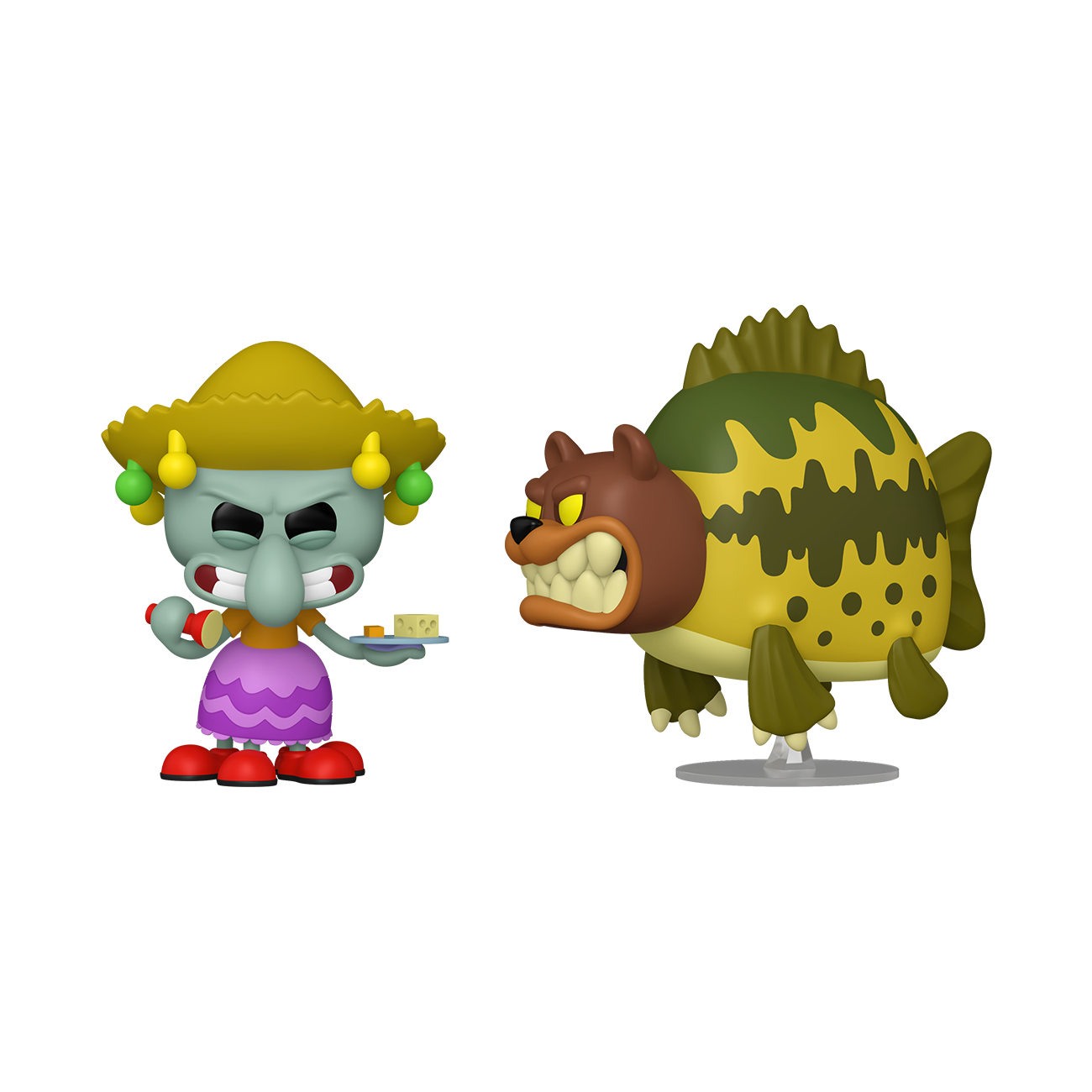 Funko Pop! Animation: Spongebob Squarepants- Squidward & Sea Bear - 2 Pack