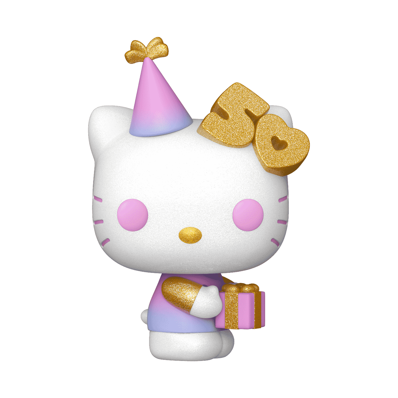 Buy Pop! Hello Kitty with Present (50th Anniversary) (Glitter) at Funko.