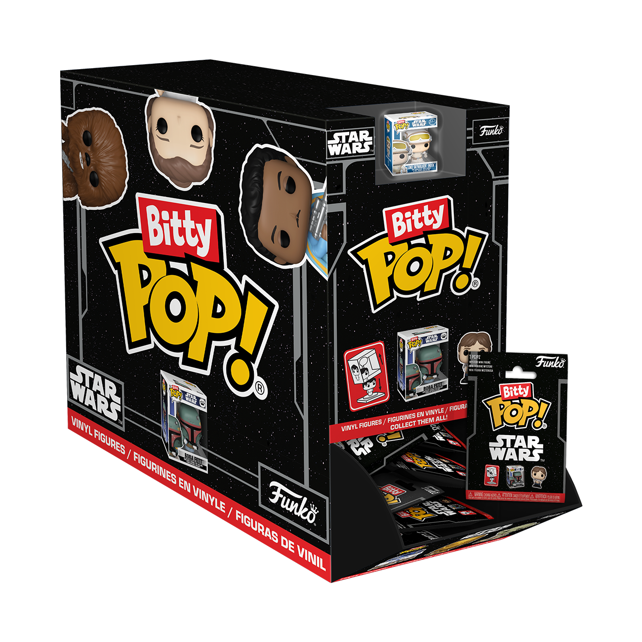 Figurine Funko Bitty Pop Singles Star Wars S2 Modèle aléatoire
