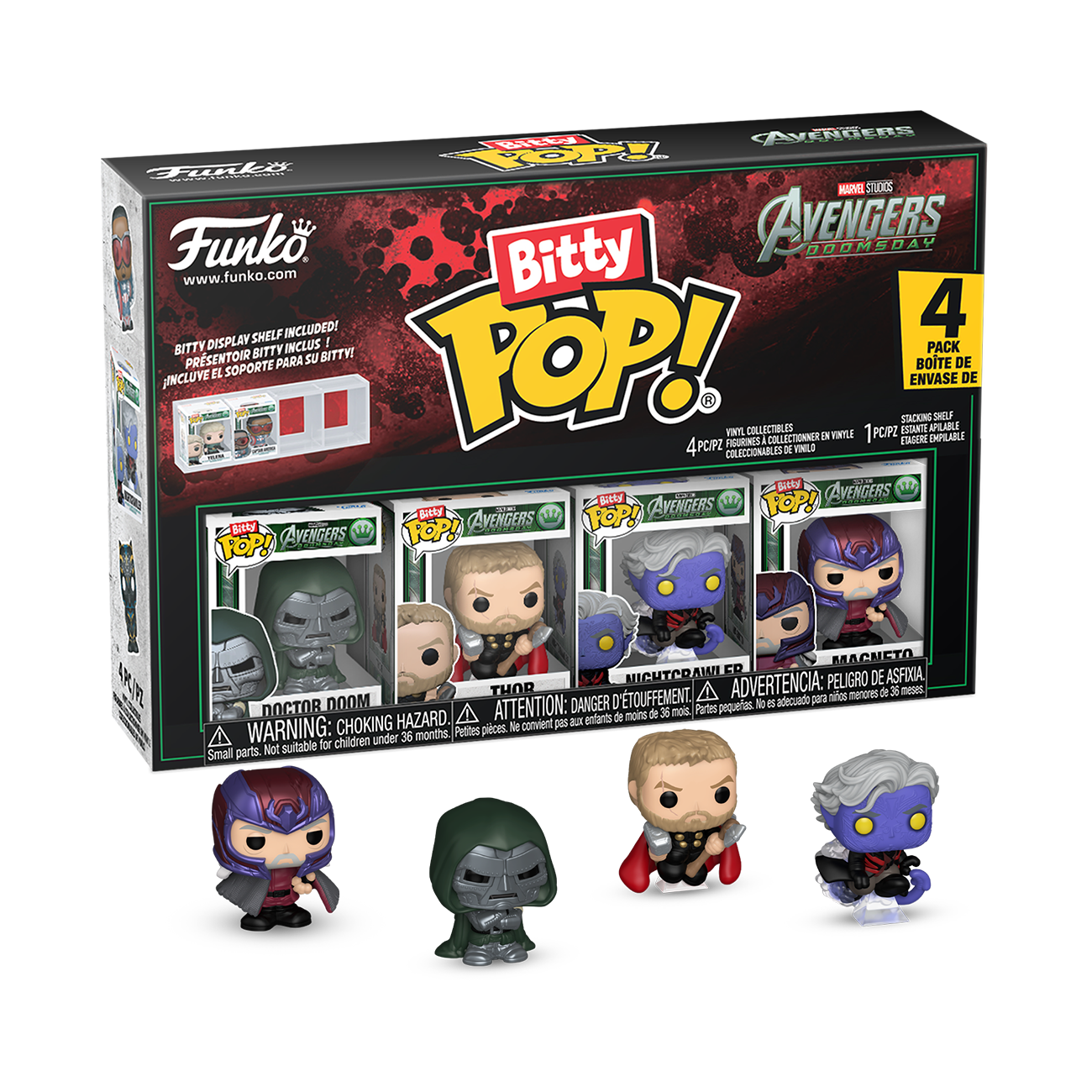 Bitty Avengers: Doomsday 4-Pack Series 2 Pop! Figure - Collectible Toys & More | Funko