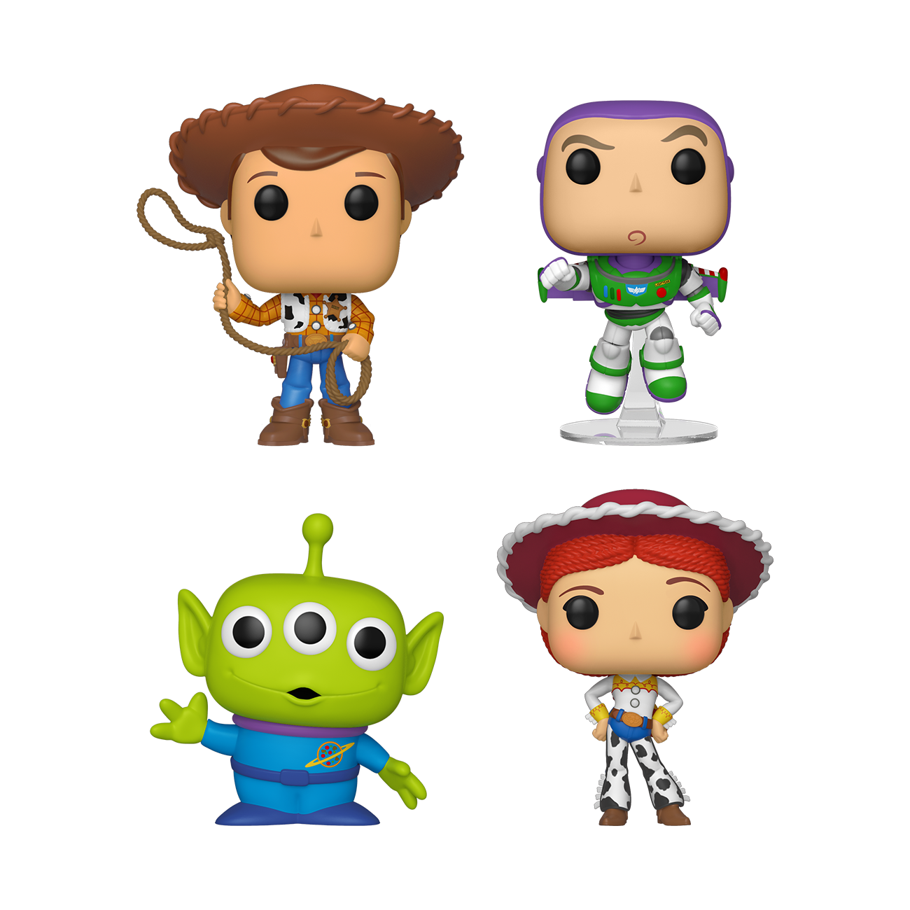 トイストーリー ウッディ ＆ バス フィギュア 2体セット FUNKO POP
