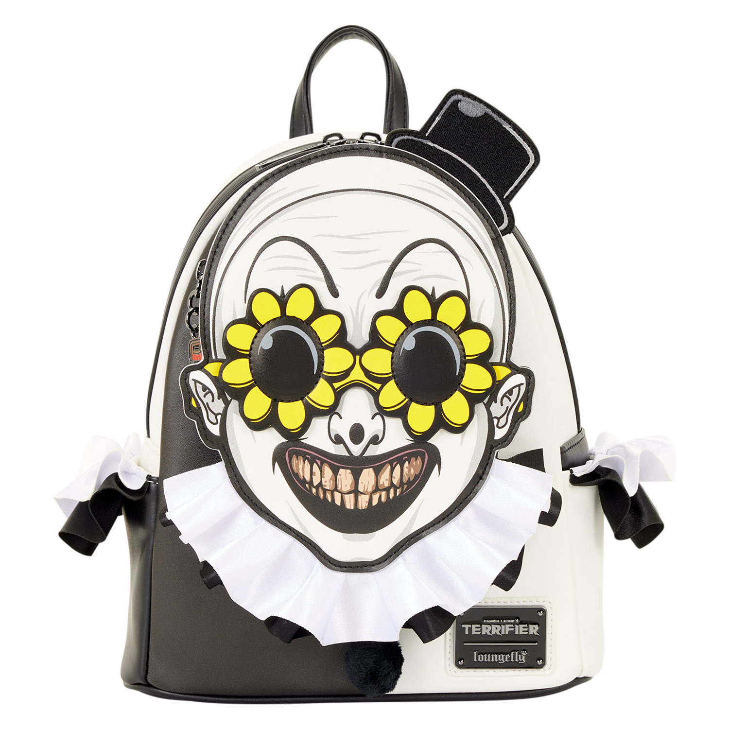 Terrifier Exclusive Art the Clown Glow Cosplay Mini Backpack | Officially Licensed | Plastic | Loungefly