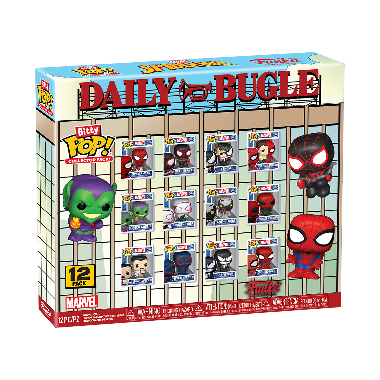 Funko Bitty Pop! Marvel: Spider-Man - Paquete de 12