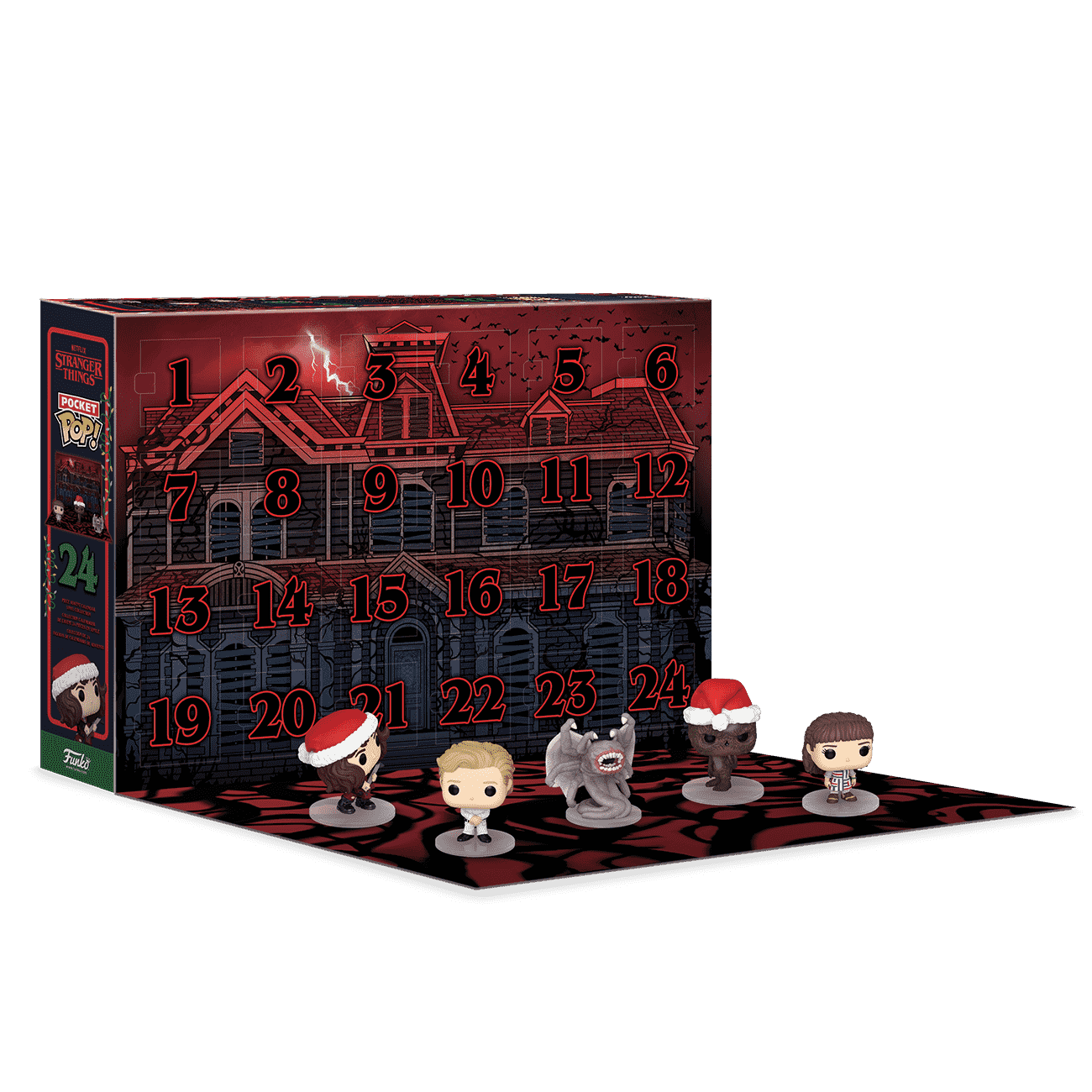 Buy Pocket Pop Stranger Things 24 Day Holiday Advent Calendar At Funko Buy Pocket Pop Stranger Things 24 Day Holiday Advent Calendar At Funko