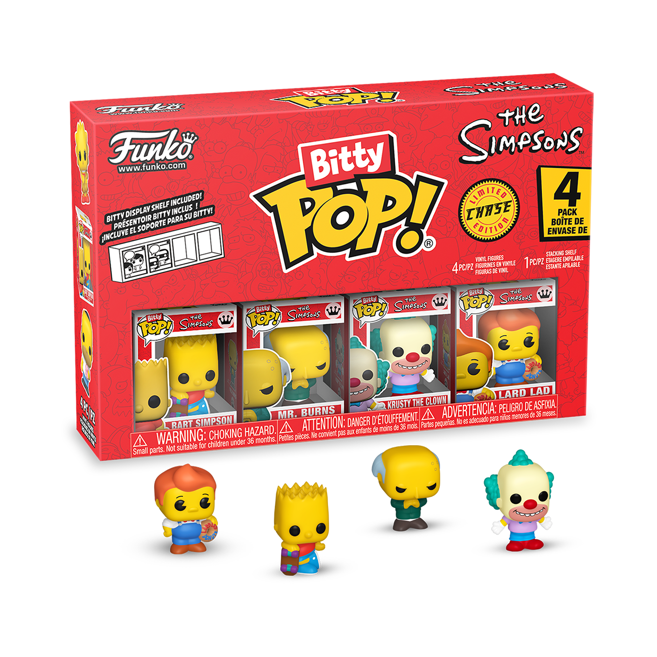Bitty Pop! The Simpsons 4-Pack Series 1 | Funko