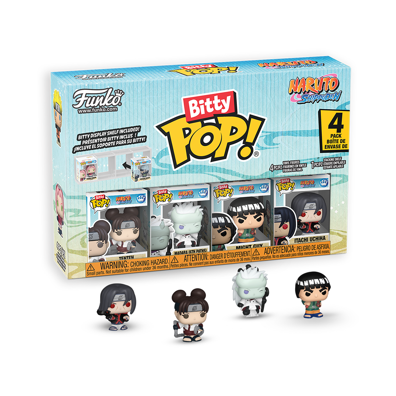 Funko Bitty Pop! 4 Pack: Naruto - Battles