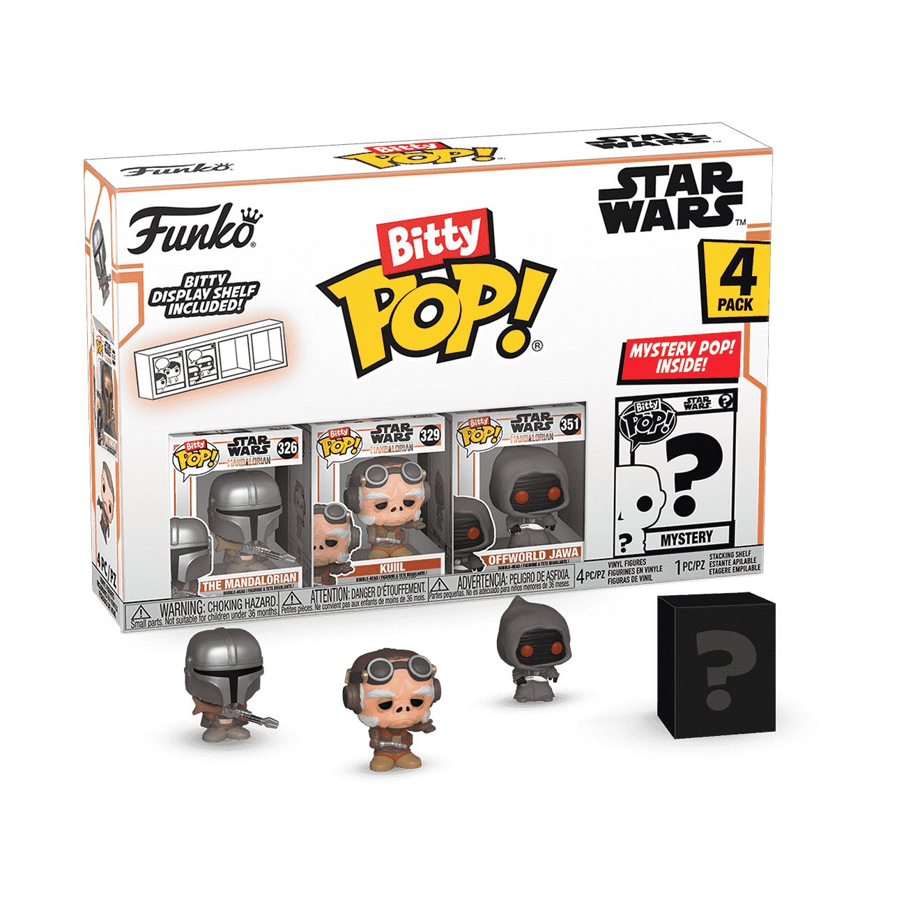 Bitty Pop! Star Wars The Mandalorian 4-Pack Series 2 | Funko