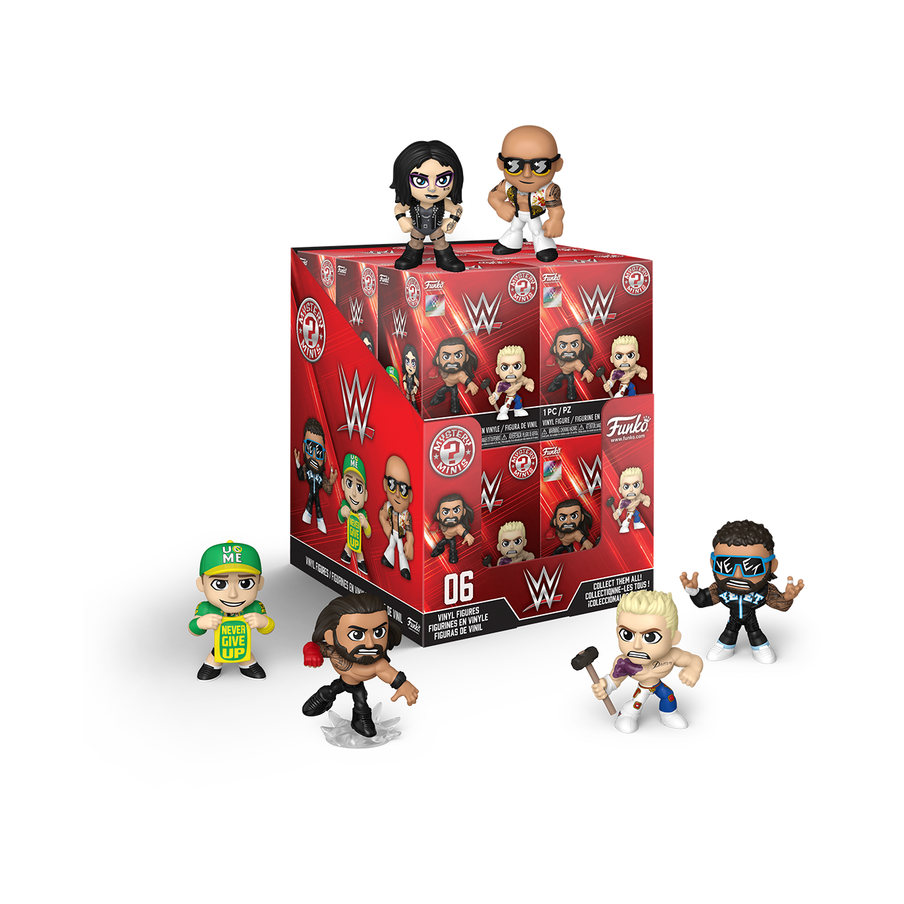 Funko Mystery Mini: WWE - John Cena, Roman Reigns, The Rock and More