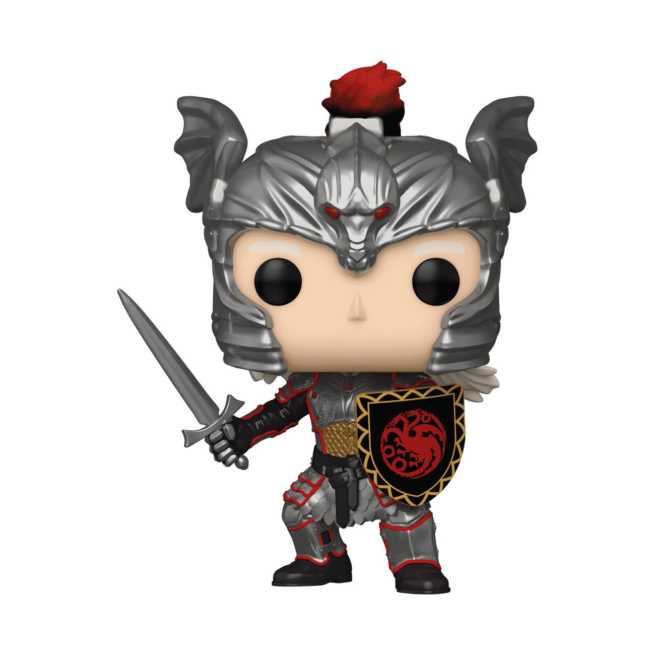 Pop! Daemon Targaryen (Targaryen Armor) with Pop! Protector