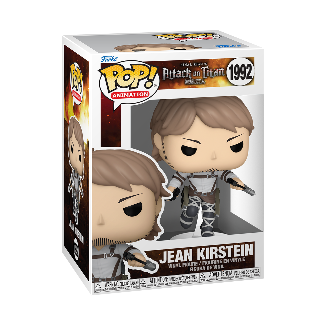 日本未発売 FUNKO POP 進撃の巨人 1992 ジャンキルシュタイン 80372_AOT_S7_JeanKirstein_POP_