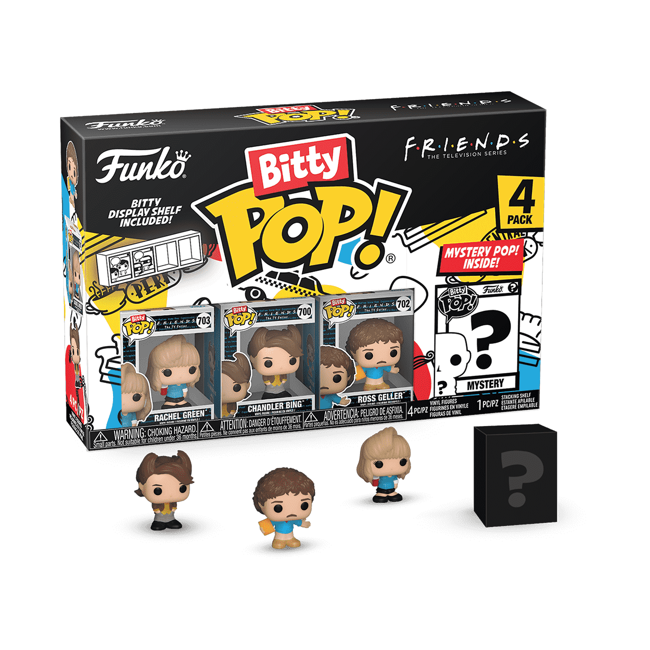 Funko Bitty Pop! Friends - 80's Rachel 4PK