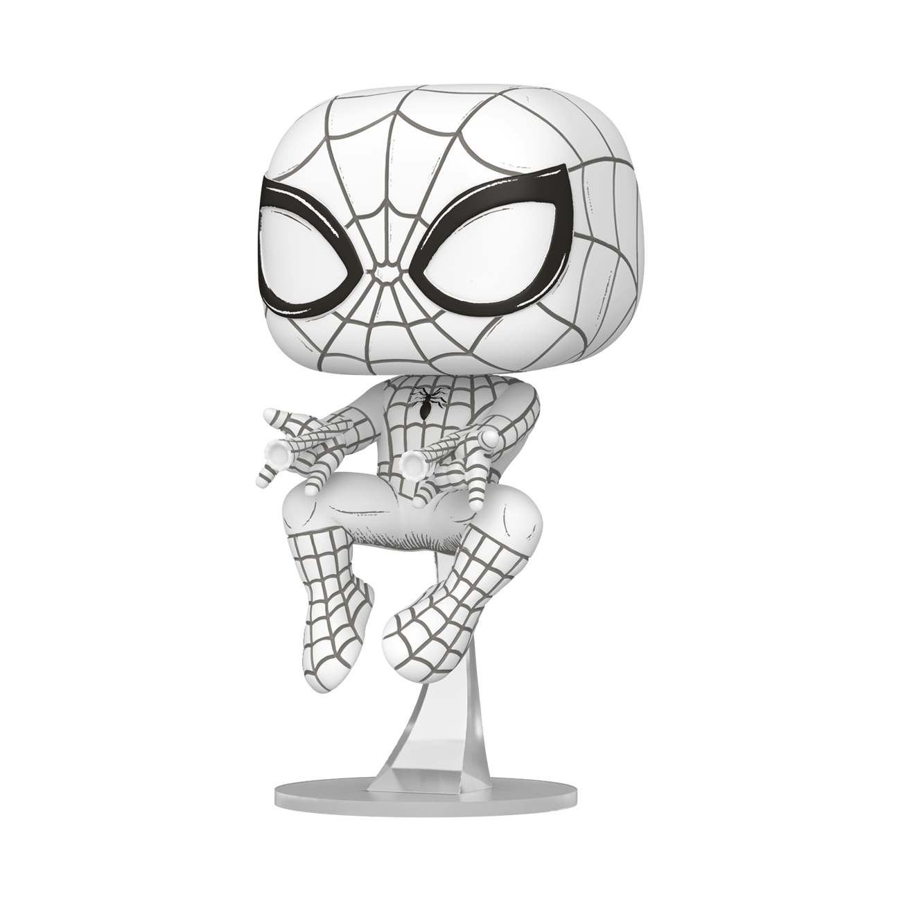 Funko Pop! Marvel: Marvel Sketched - Spider-Man- Figura de Vinilo Coleccionable