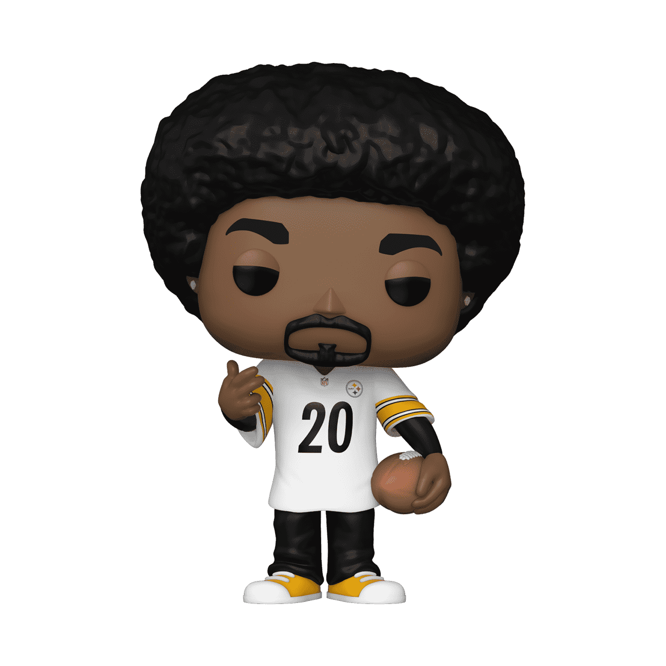 Snoop Dogg Steelers Vinyl-Figur – Limitierte Auflage, Mit Schwarzem Trikot, Sammlerstück