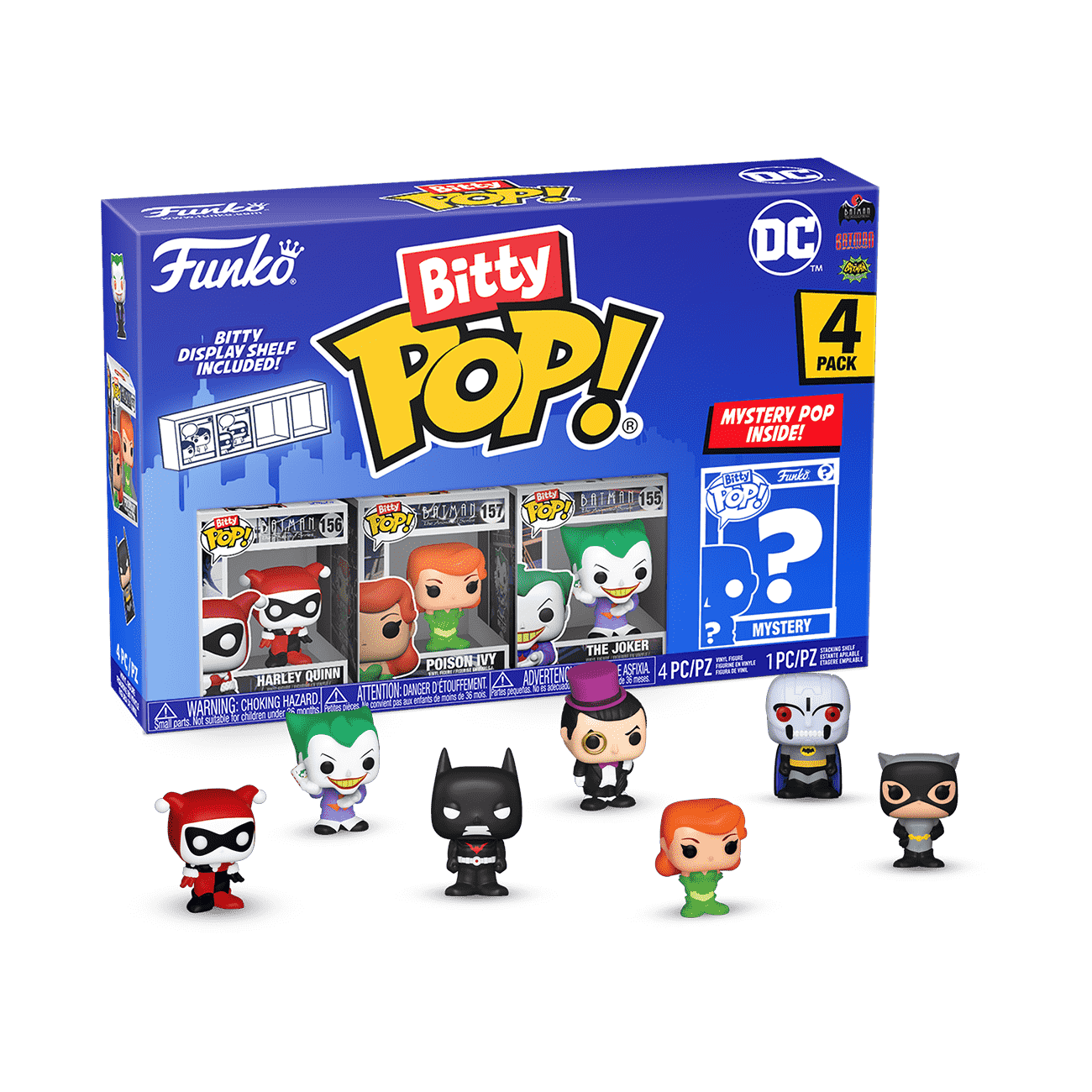 Bitty Pop! DC Comics 4-Pack Series 3 | From the Vault | Funko