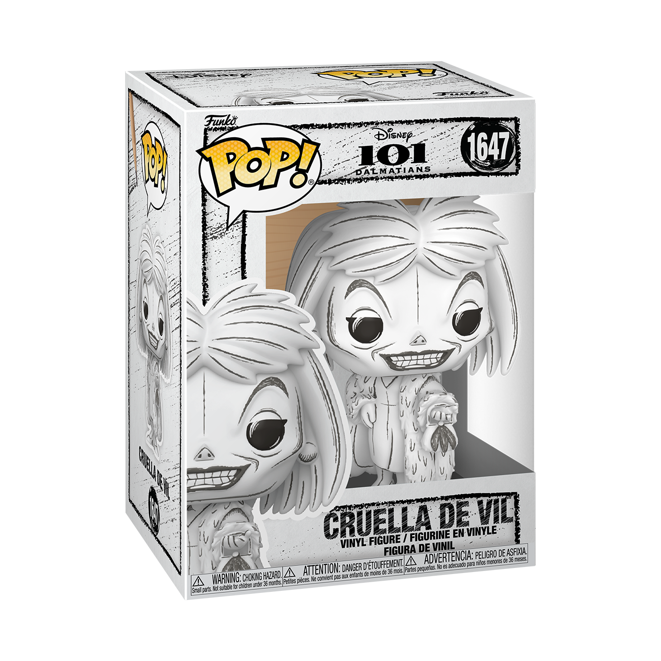 Pop! Cruella de Vil (Sketched Deco) | Funko