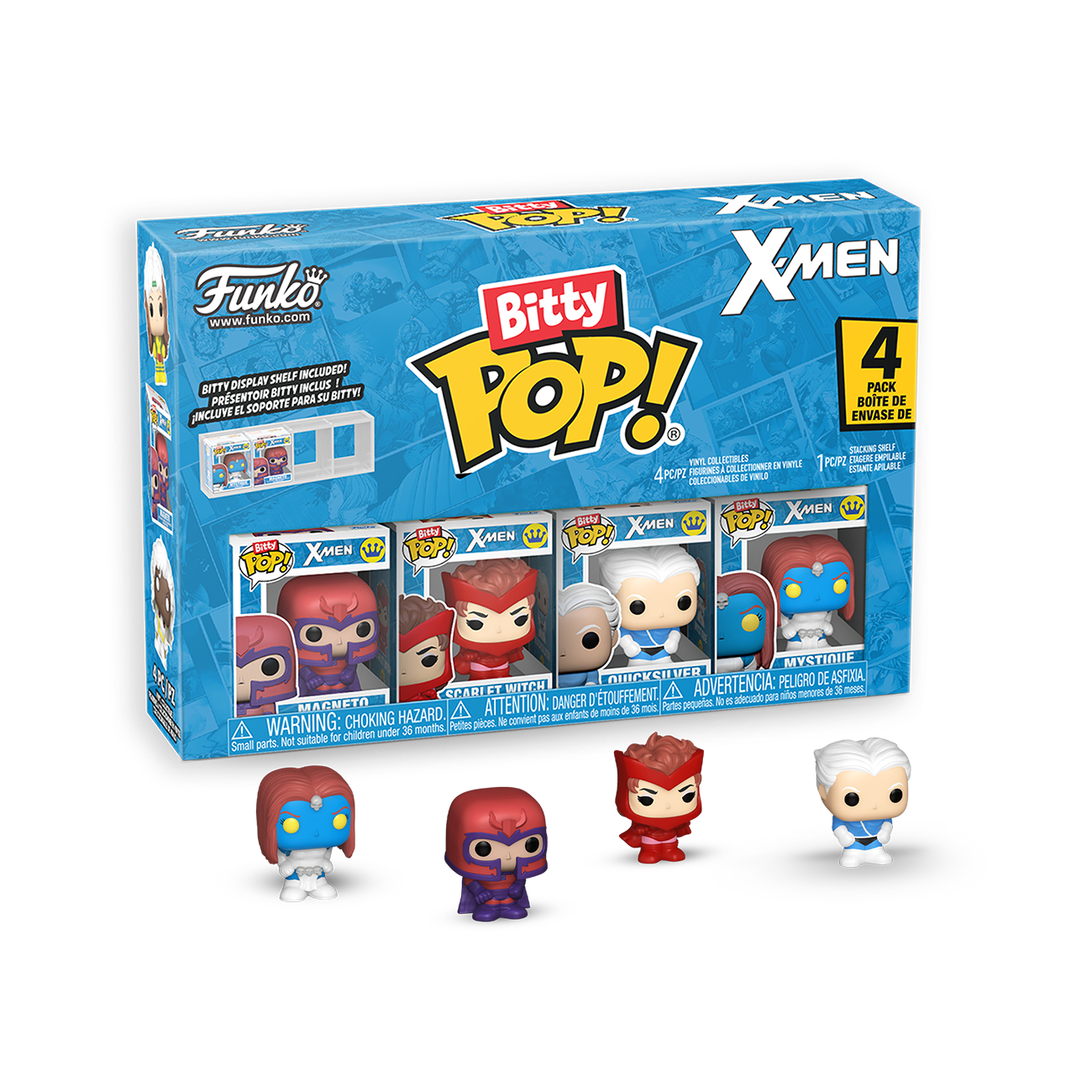 Bitty Pop! X-Men 4-Pack Series 1 | Funko