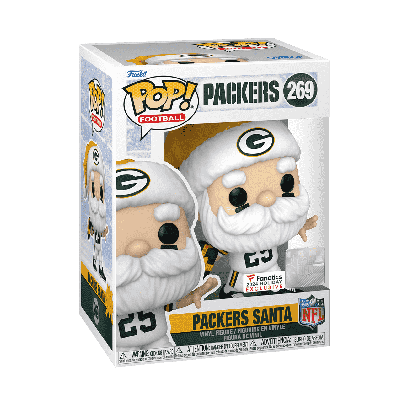Pop! Packers Santa (Throwing) | Funko