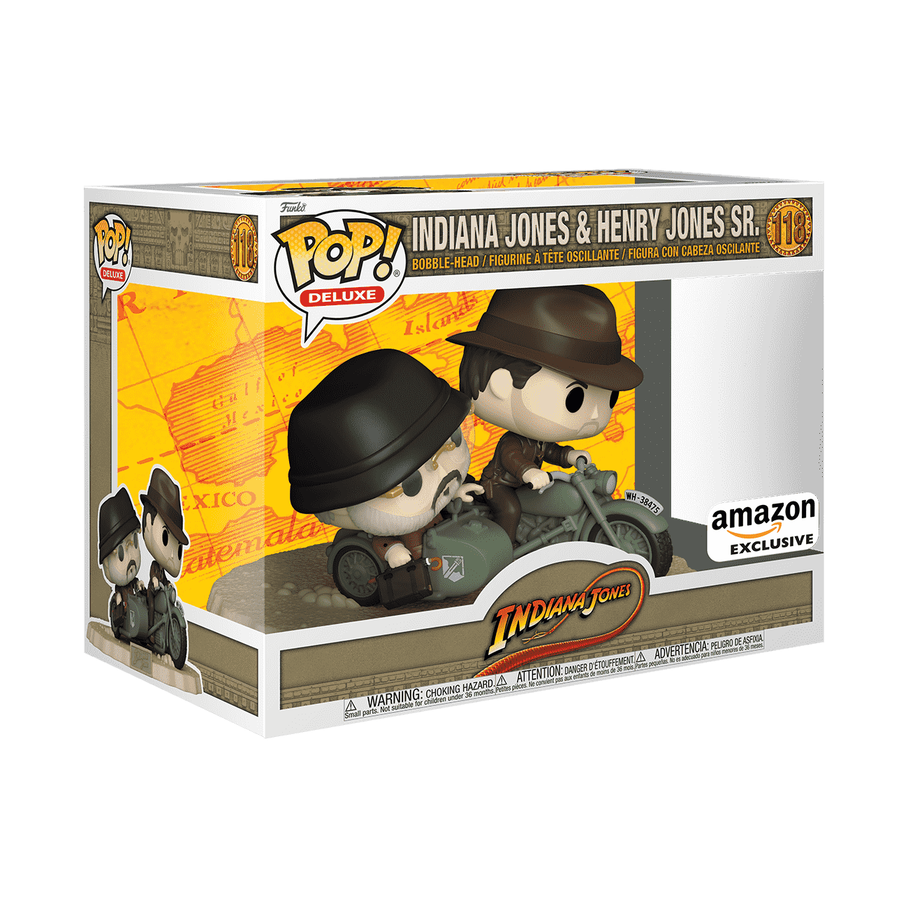 Buy Pop! Rides Super Deluxe Indiana Jones & Henry Jones Sr. at Funko.