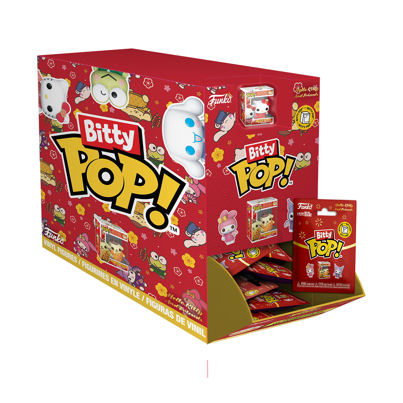 Imagen del set LEGO Funko Mystery Bitty Pop! Hello Kitty and Friends (Lunar New Year)