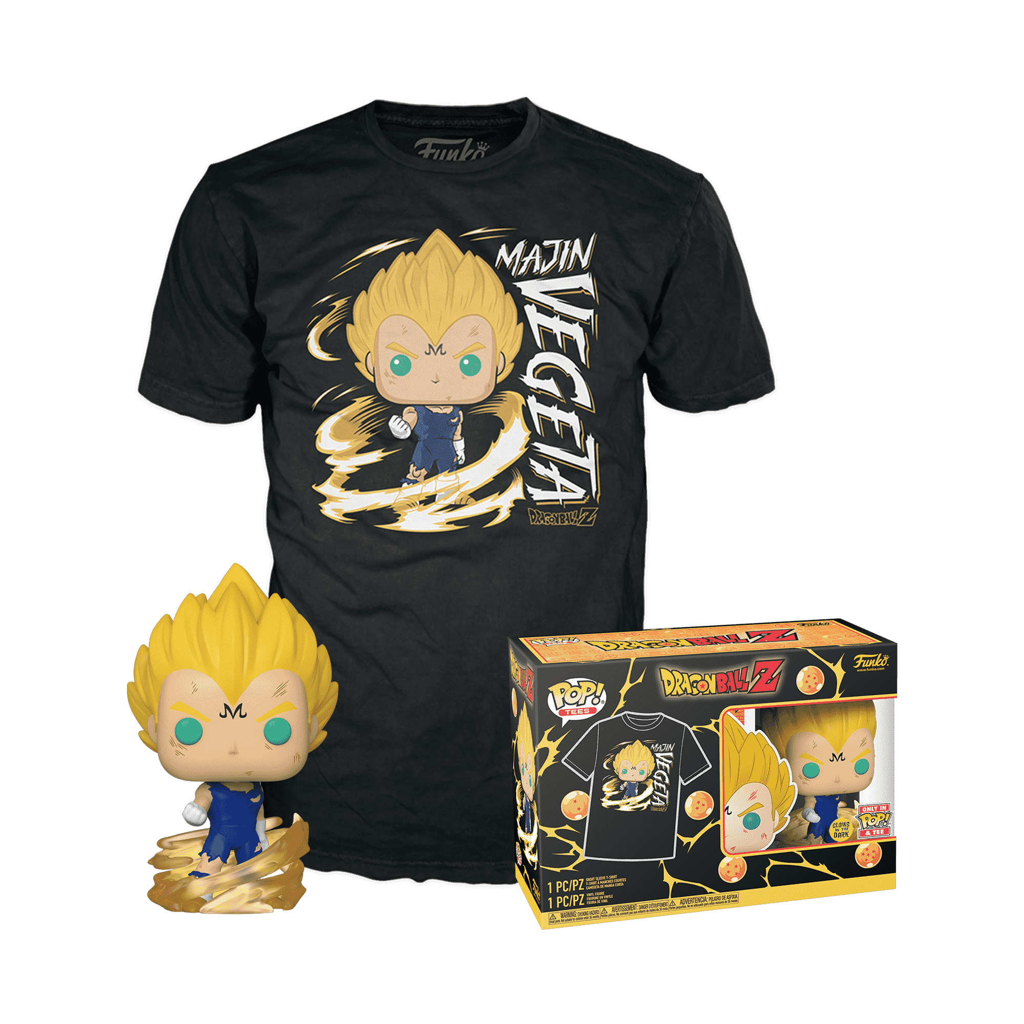 Pop! & Tee Majin Vegeta (Glow)