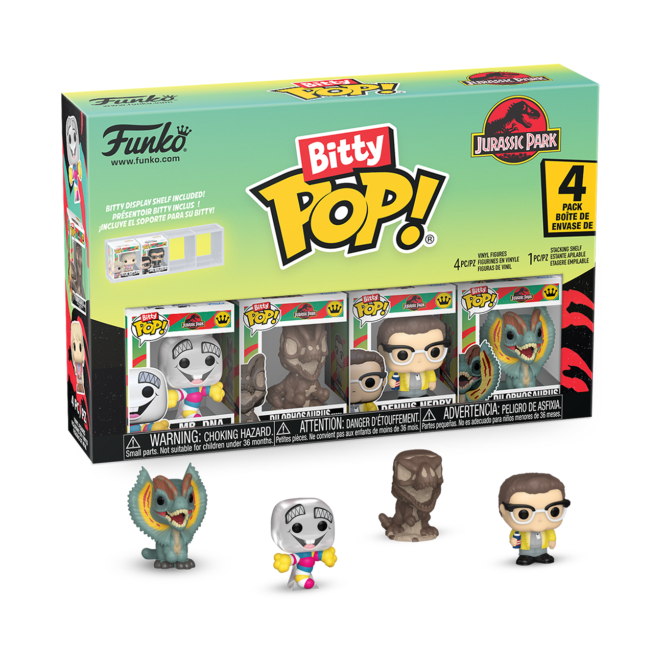 Funko Bitty Pop! Jurassic Park 4-Pack Series 3