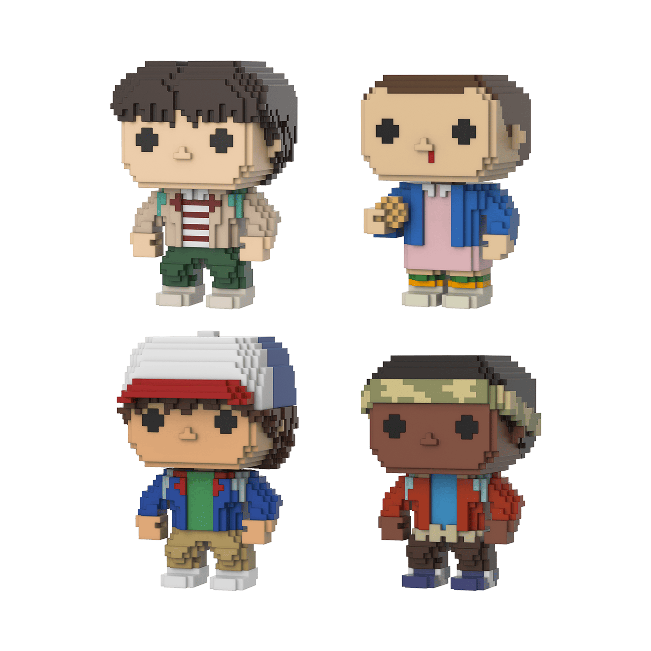 Buy Pop! 8-Bit Eleven with Eggos, Mike, Dustin & Lucas 4-Pack at