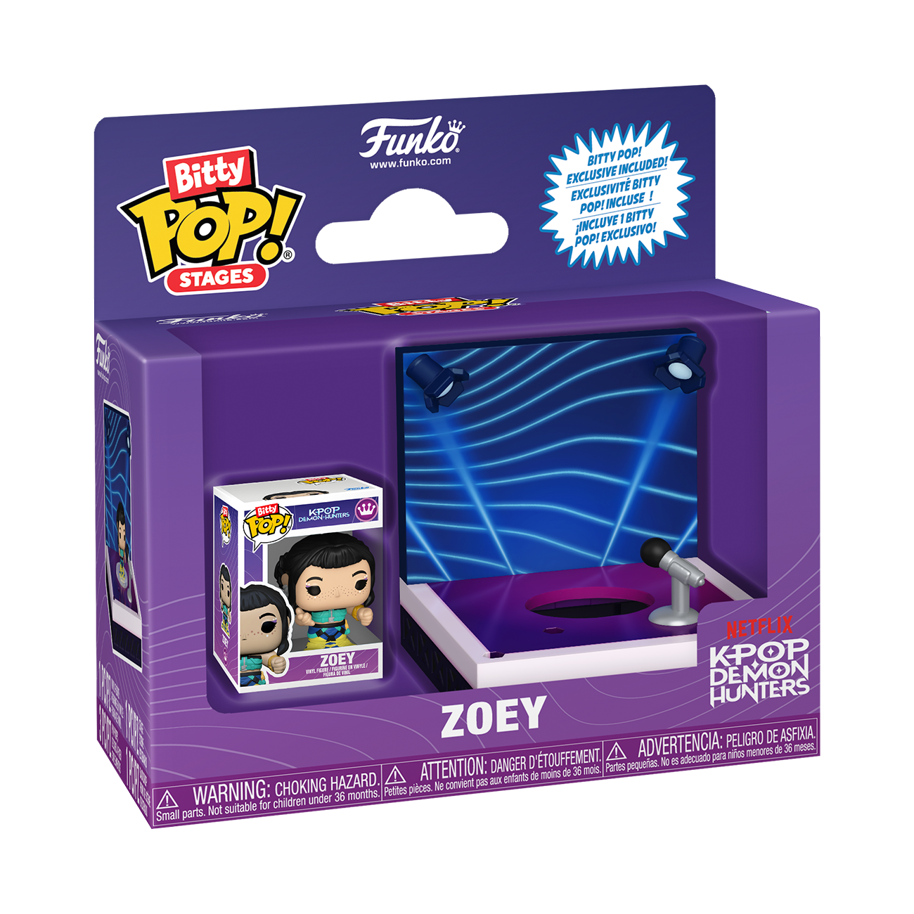 Funko Bitty Stages: KPOP Demon Hunters - Zoey