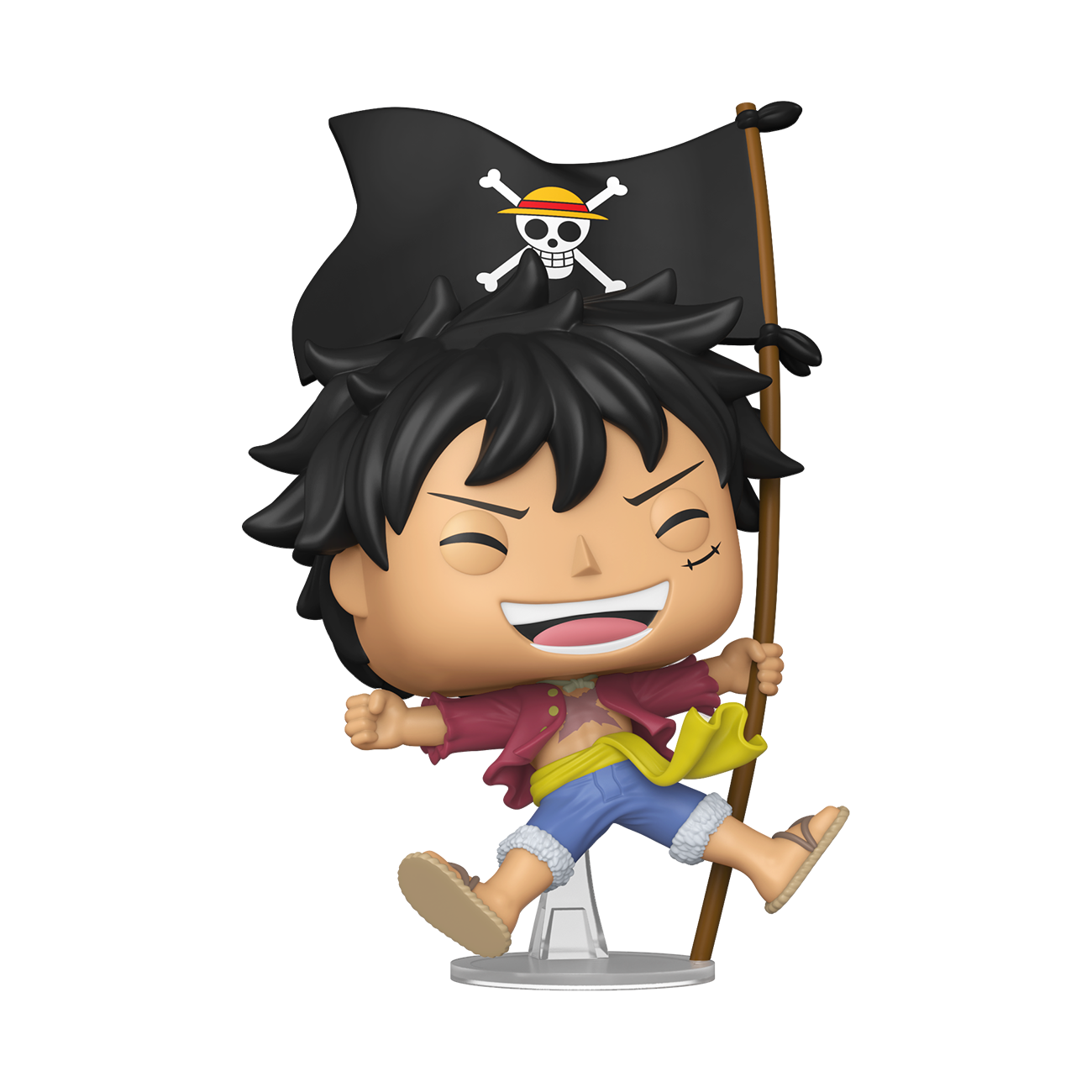 Funko Pop! Monkey D. Luffy with Flag