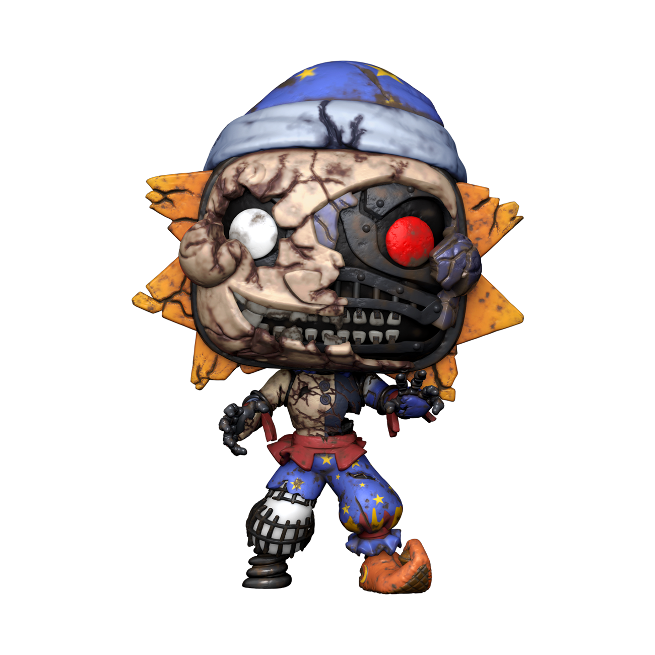 Funko Pop! Games Five Nights at Freddy's: Figura de vinilo Eclipse de seguridad que brilla en la oscuridad, 4.6 pulgadas de alto, coleccionable exclusivo #1109