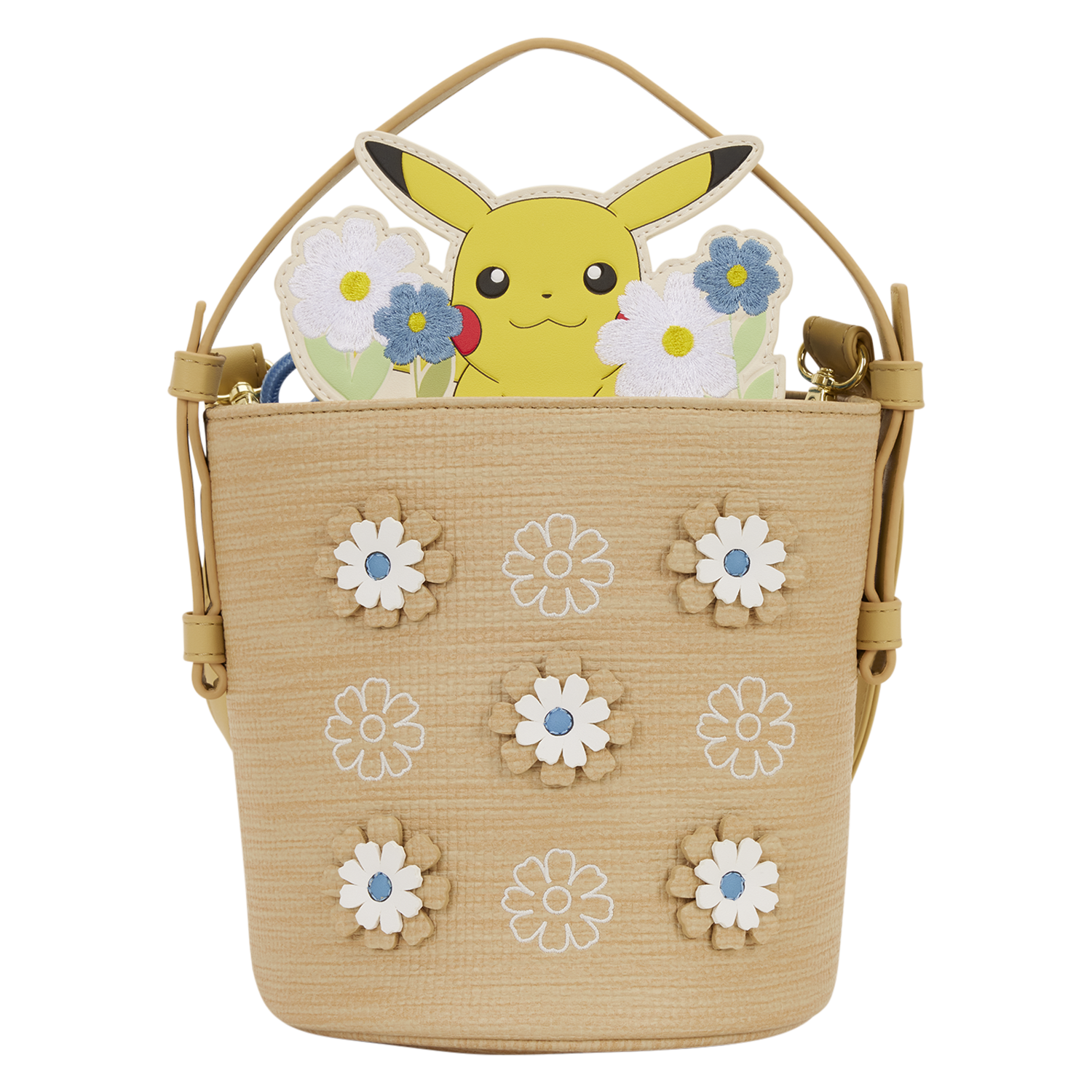 Pokemon Floral Pikachu Crossbody Bag | Officially Licensed | Plastic | Loungefly