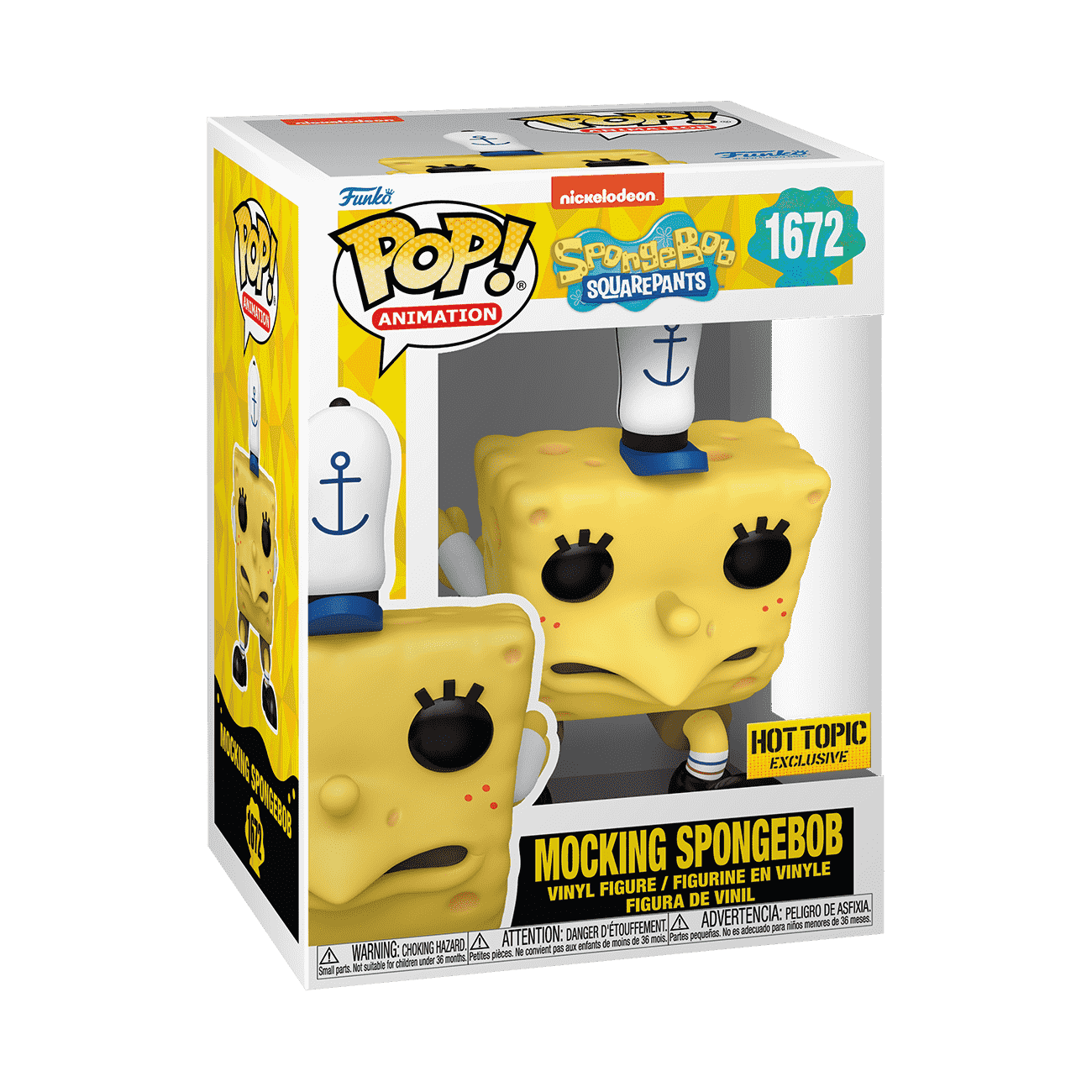 Buy pop mocking spongebob at funko 