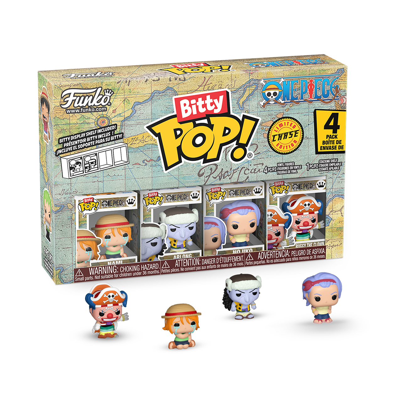 Bitty Pop! One Piece 4-Pack Series 2 | Funko