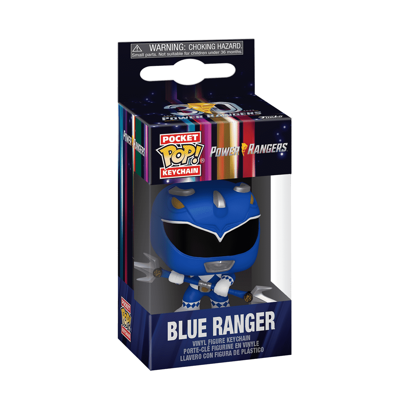 Pop! Keychain Blue Ranger (30th Anniversary)
