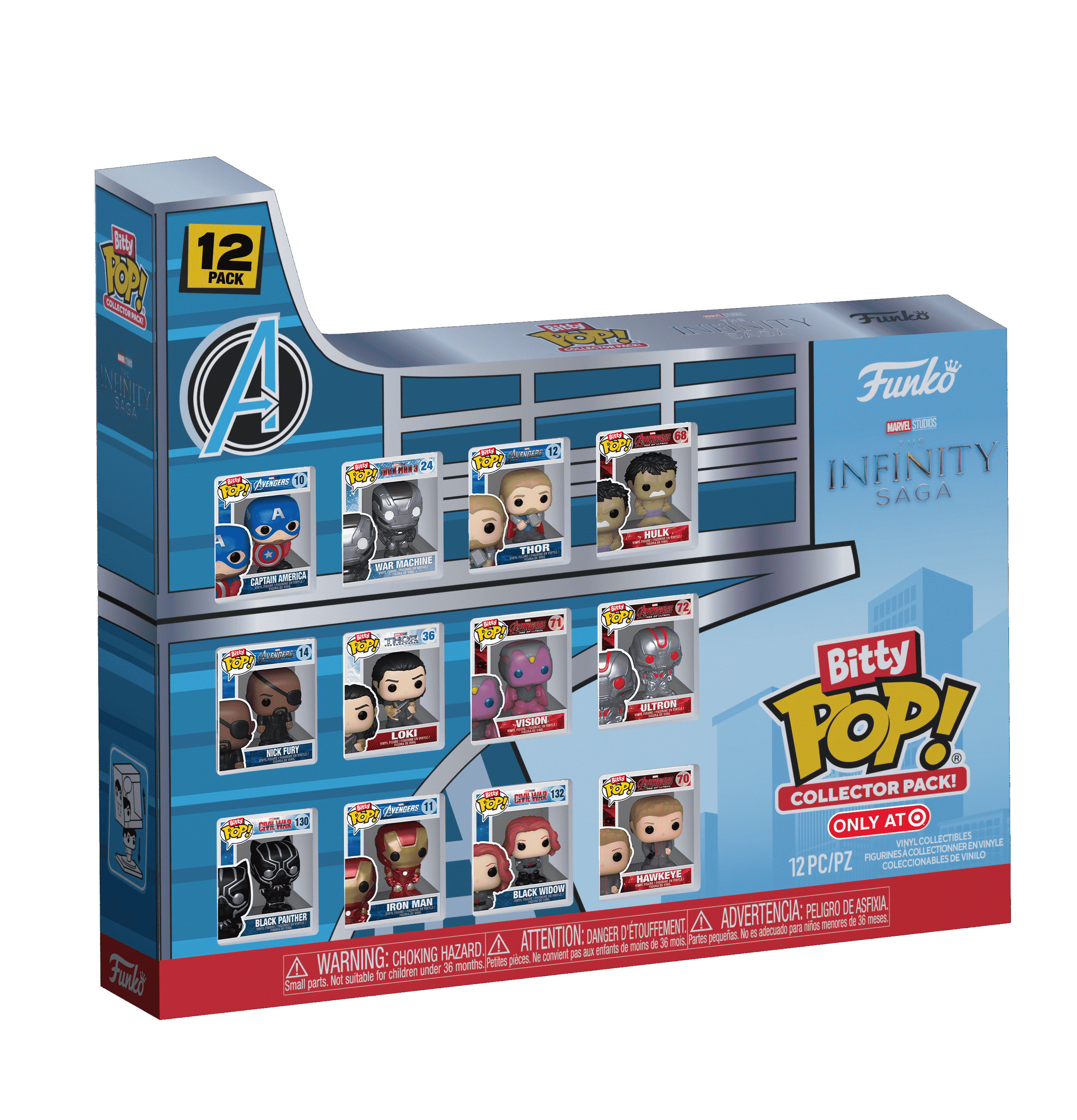 Funko Bitty Pop! Marvel: Infinity Saga - 12 Piece