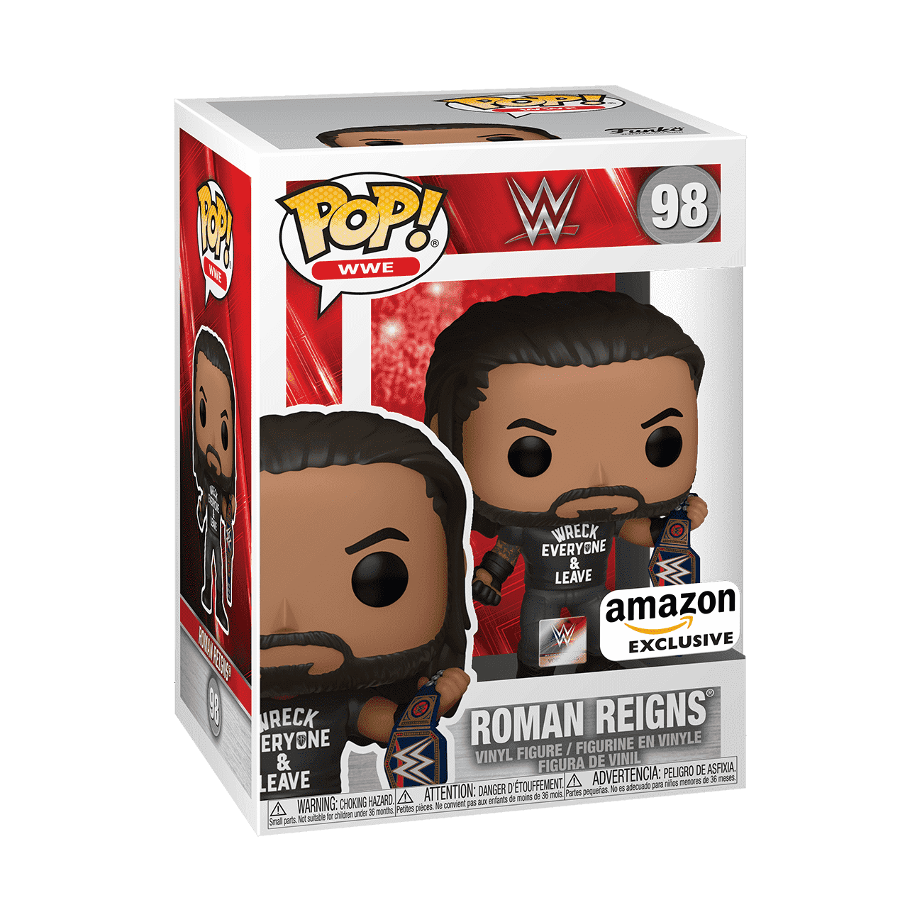 Funko Pop WWE Roman Reigns 111 Walmart Exclusive 🇺🇸 : Achat occasion | Figurines Funko Pop Plastique 16 ans et + Très bon état