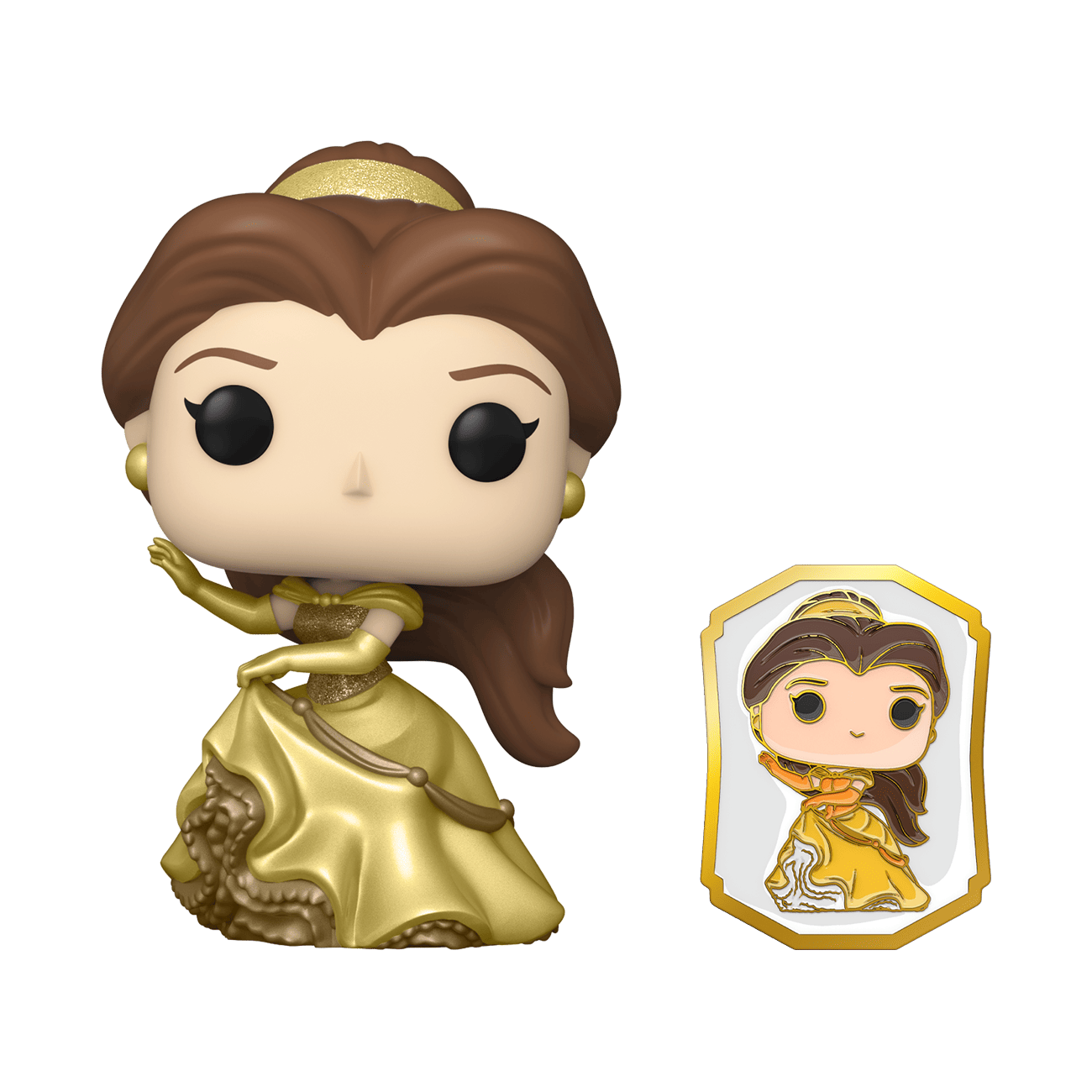 Buy Pop! Belle (Gold) with Pin at Funko.