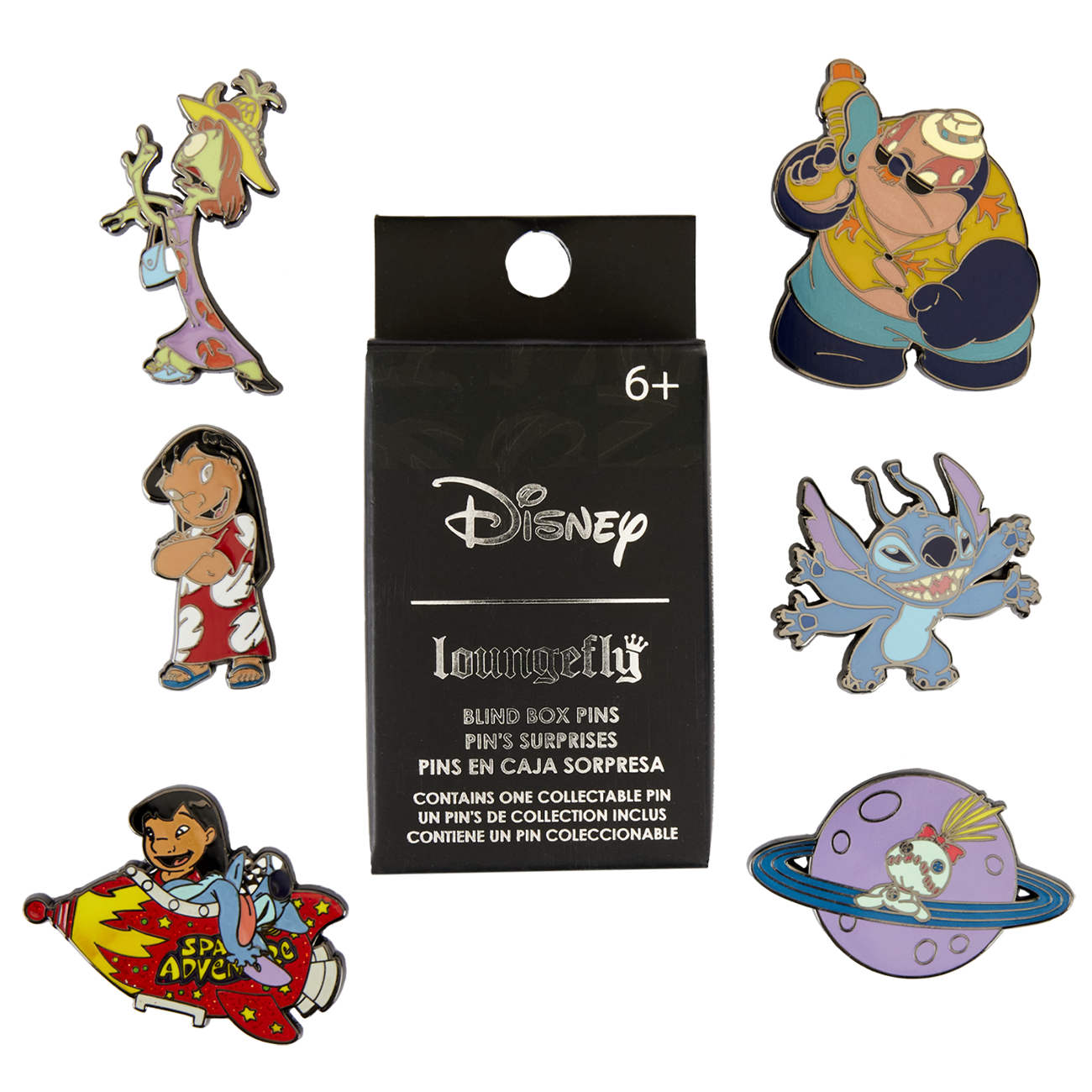 Lilo & Stitch Space Adventure Mystery Box Pin | Officially Licensed | Loungefly