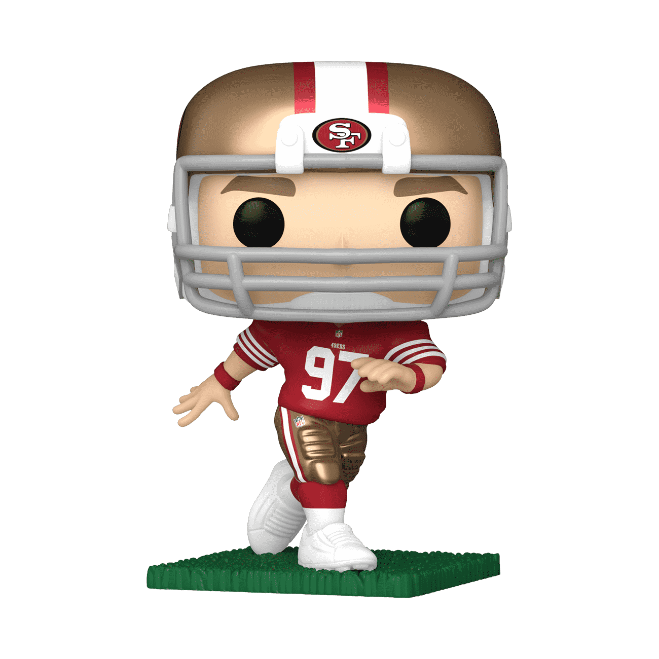 商品画像：Amazon.com: Joe Montana (San Francisco 49ers) (Red Jersey 3