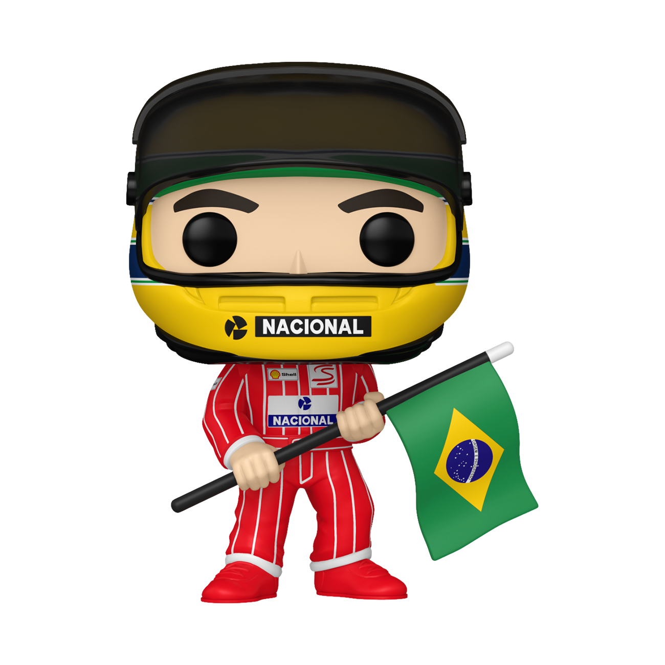 Funko Pop! Ayrton Senna with Brazilian Flag