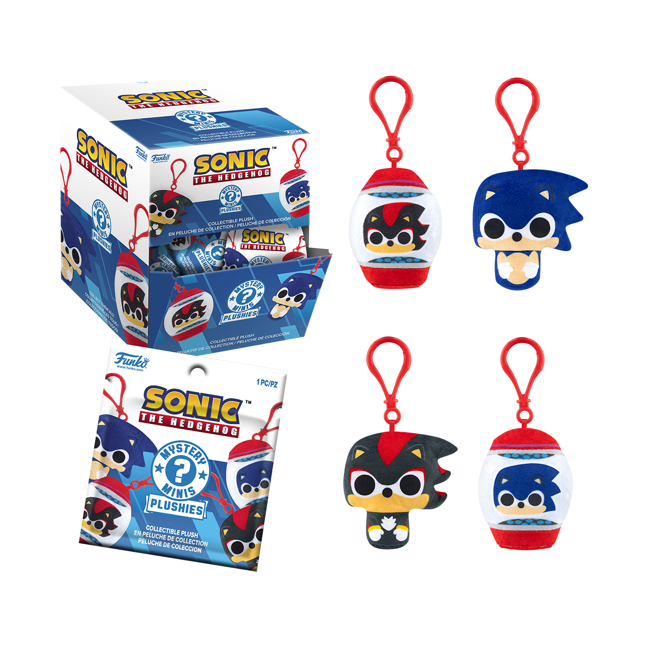

Funko Sonic the Hedgehog Plush Keychain Mystery Minis