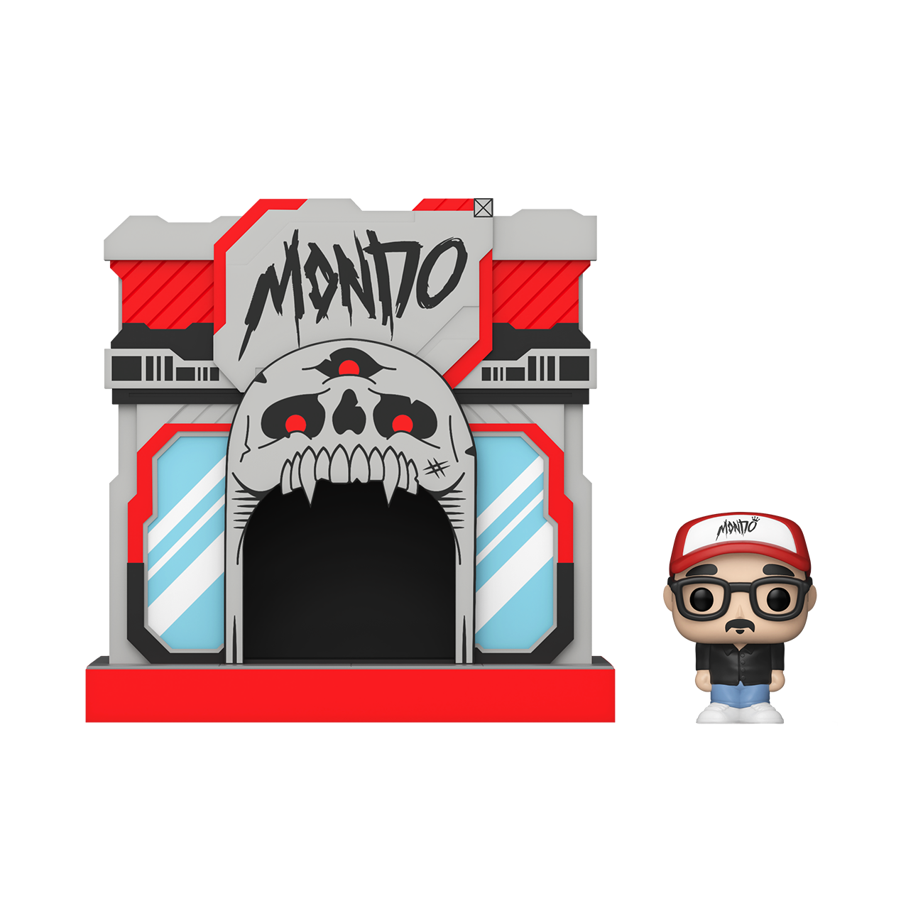 Funko Bitty Pop! Towns Mondo Employee & Mondo Arcade