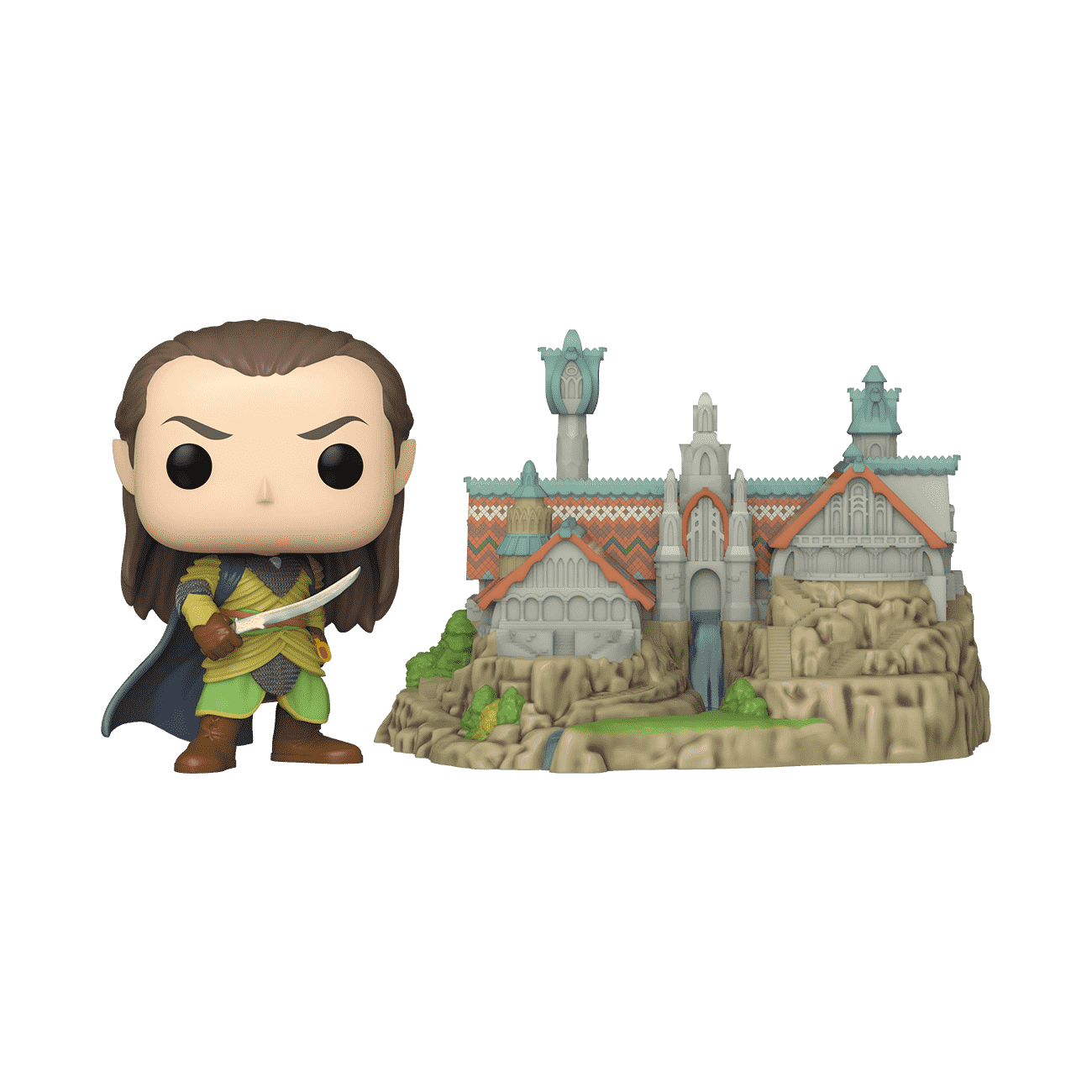 Pop! Town Lord Elrond with Rivendell | Funko