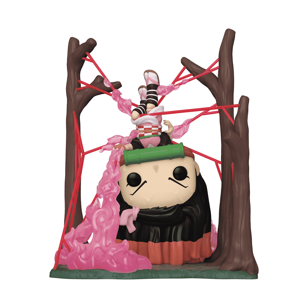 Buy Pop! Deluxe Nezuko Kamado in Web (Glow) at Funko.