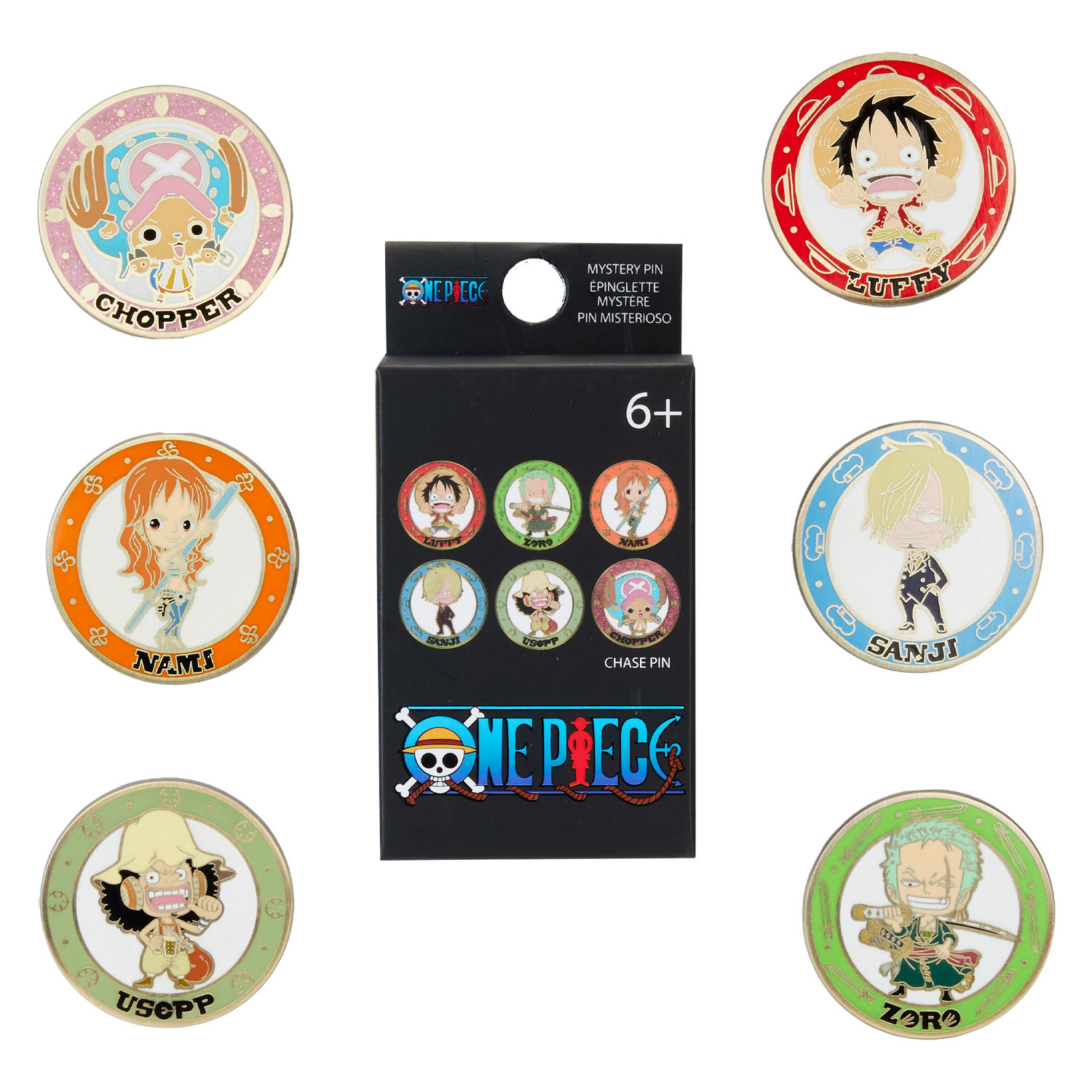 One Piece 25th Anniversary Chibi Mystery Box Pin Officially Licensed Loungefly 12$