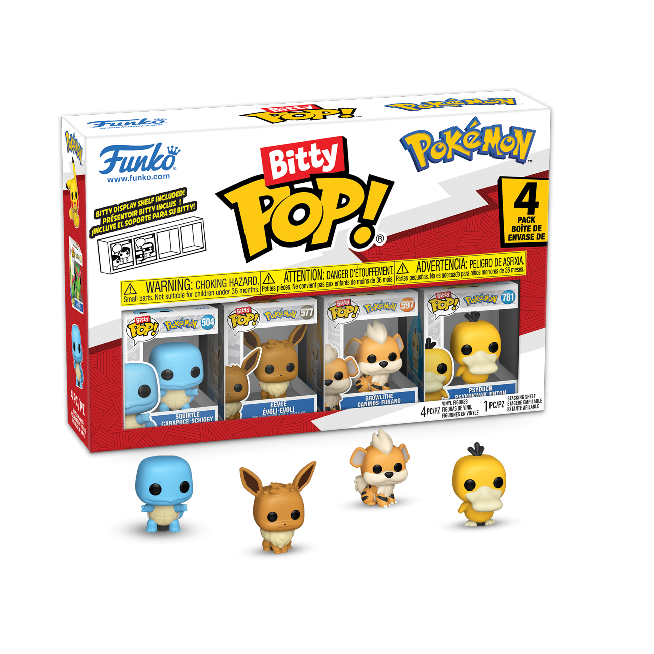Funko Bitty Pop! Pokemon: Squirtle - Eevee