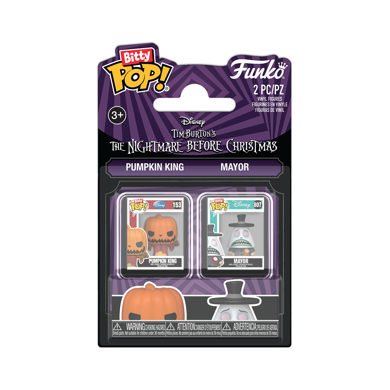 Funko Bitty Pop! Pumpkin King & Mayor 2-Pack
