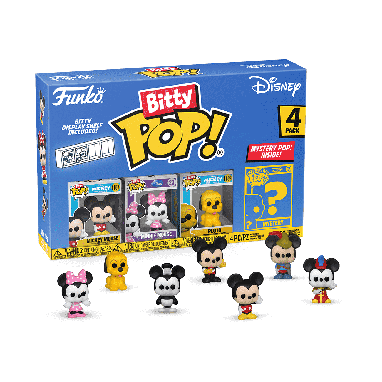 Funko Bitty Pop! 4 Pack: Disney - Mickey