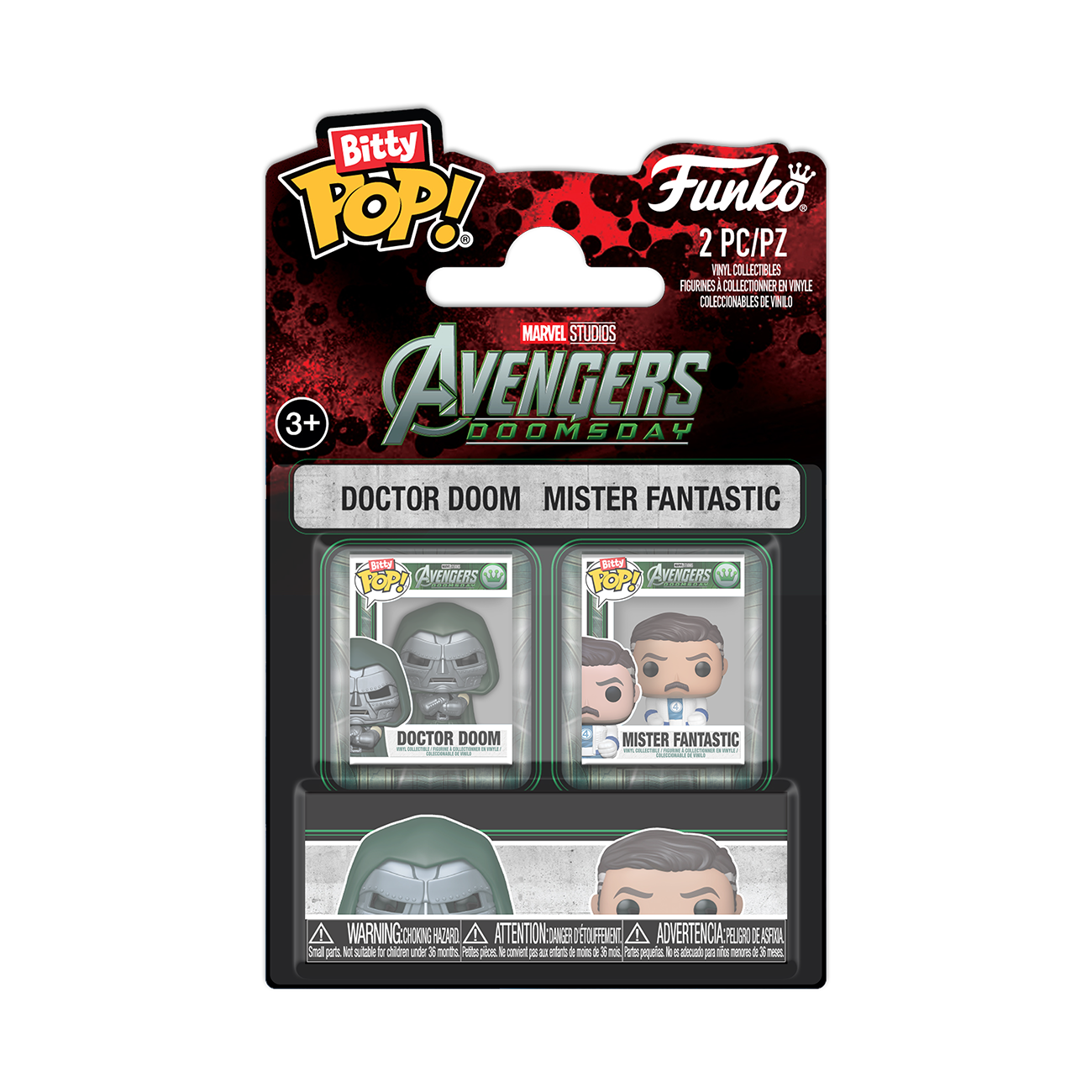 Funko Bitty Pop! Doctor Doom & Mister Fantastic 2-Pack