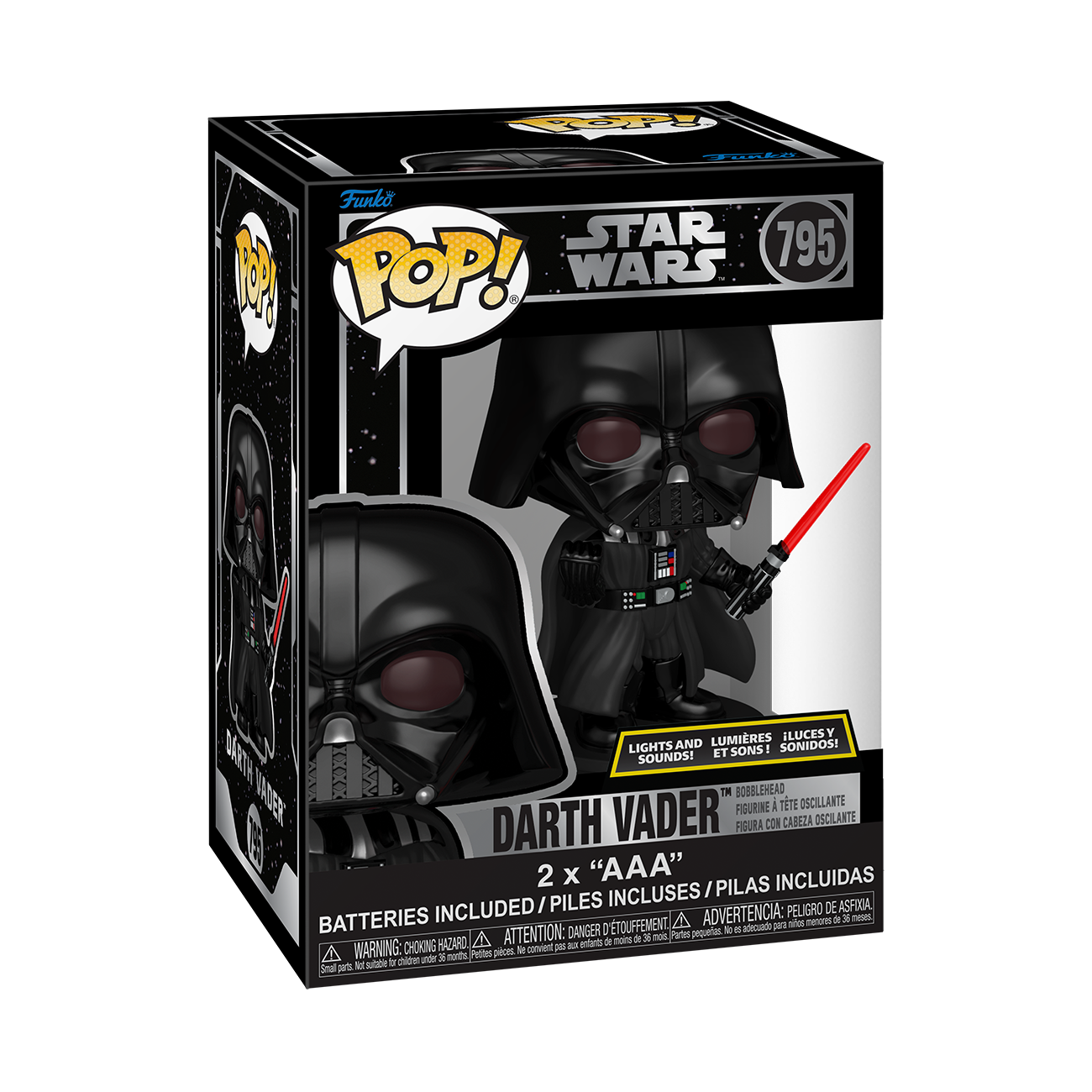 Pop! Lights and Sounds Darth Vader with Lightsaber